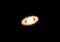 Saturne - à Saint-Martin (32) - 29 juillet 2017 - Skywatcher 200/1000 + Canon 1000D défiltré - Ouverture 5 (donnée par le téléscope)